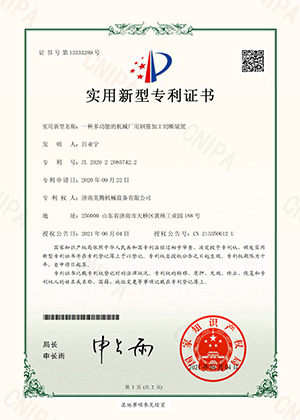 SD202-WC1097GX 专利证书